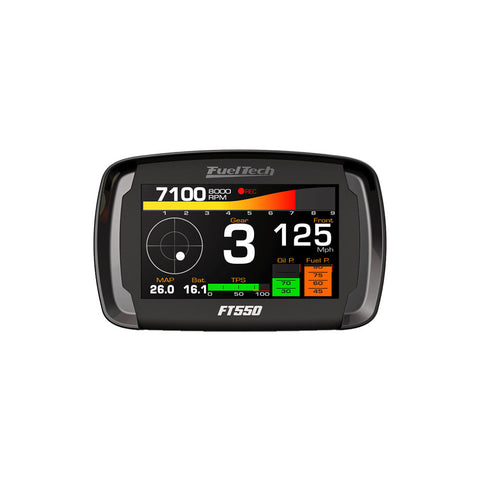 FuelTech FT550 EFI System — standalone ECU with integrated color touchscreen and IP67-rated
