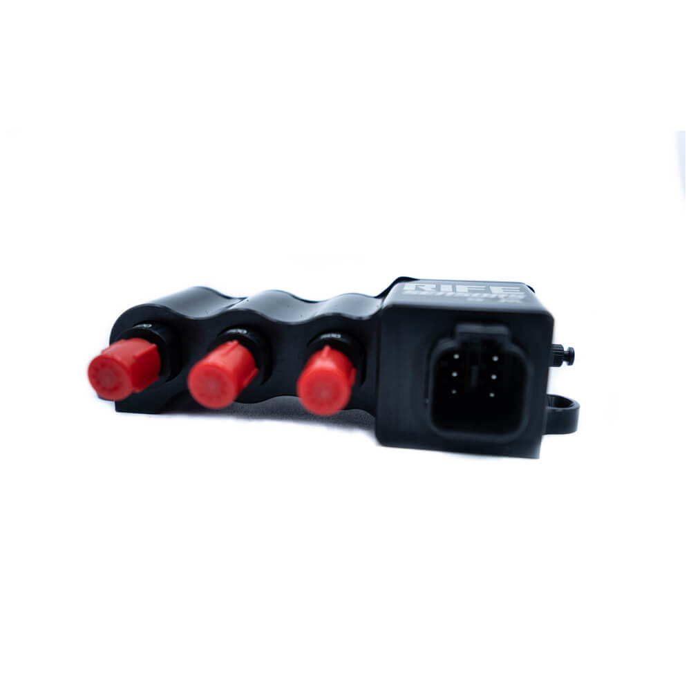 RIFE ProMod Series Transmission Combo Pack for TH400 Lock Up Transmission Pressure Triple Sensor Block Kit with Mount